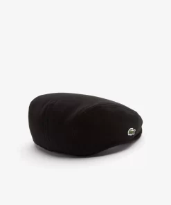 Beret Unisexe Uni En Coton Avec Crocodile Brode | Lacoste Discount