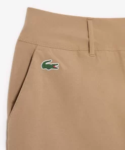 Bermuda Femme Golf Sport En Taffetas Extensible | Lacoste Sale