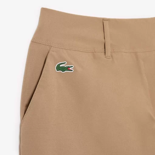 Bermuda Femme Golf Sport En Taffetas Extensible | Lacoste Sale