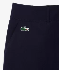 Bermuda Femme Golf Sport En Taffetas Extensible | Lacoste Fashion