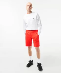 Bermuda Slim Fit Uni En Coton Stretch | Lacoste Best Sale