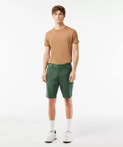 Bermuda Slim Fit Uni En Coton Stretch | Lacoste Shop