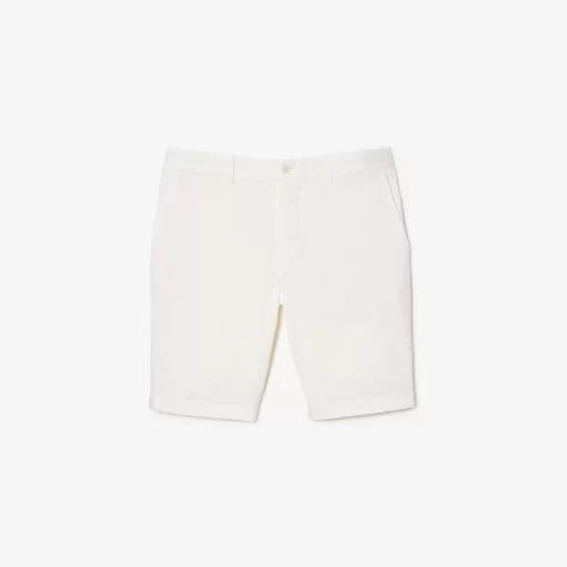 Bermuda Slim Fit Uni En Coton Stretch | Lacoste Sale