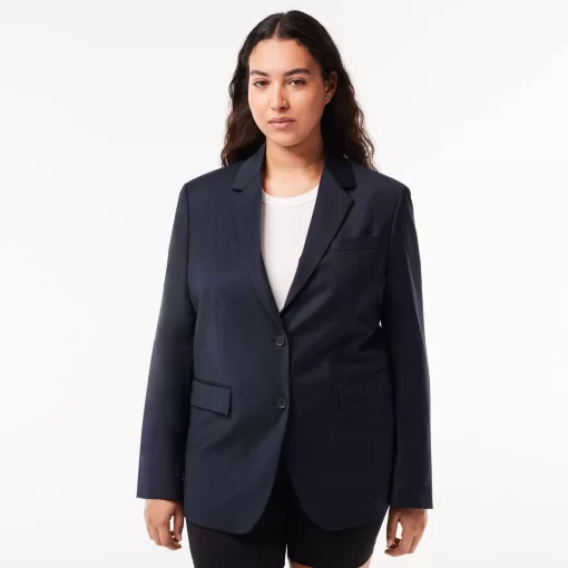 Blazer Oversize En Laine | Lacoste Shop