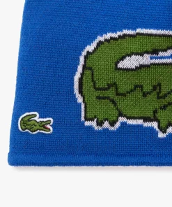 Bonnet En Laine Avec Motif Crocodile | Lacoste Cheap