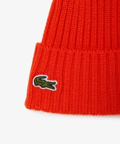 Bonnet En Laine Cotelee | Lacoste Hot