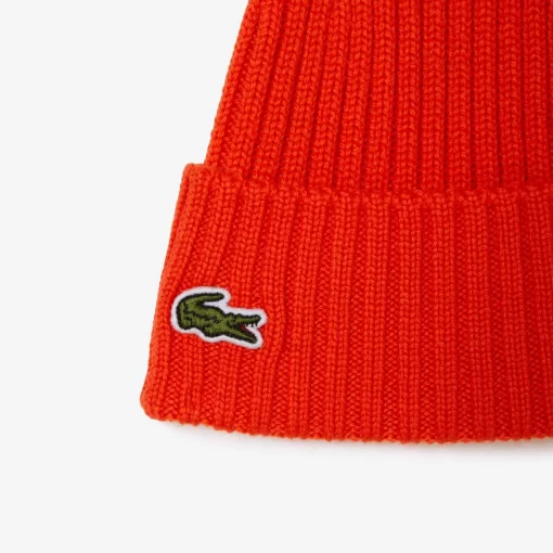 Bonnet En Laine Cotelee | Lacoste Hot