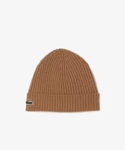 Bonnet Unisexe En Laine Douce Cotelee | Lacoste Cheap