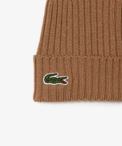 Bonnet Unisexe En Laine Douce Cotelee | Lacoste Cheap