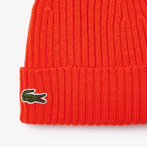 Bonnet Unisexe En Laine Douce Cotelee | Lacoste Cheap