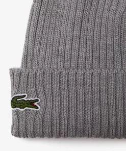 Bonnet Unisexe En Laine Douce Cotelee | Lacoste Cheap