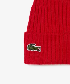 Bonnet Unisexe En Laine Douce Cotelee | Lacoste Cheap