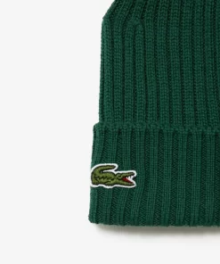 Bonnet Unisexe En Laine Douce Cotelee | Lacoste Flash Sale