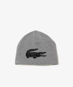 Bonnet Unisexe Reversible Avec Crocodile Contraste | Lacoste Fashion