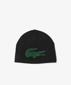 Bonnet Unisexe Reversible Avec Crocodile Contraste | Lacoste Online