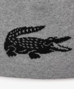 Bonnet Unisexe Reversible Avec Crocodile Contraste | Lacoste Fashion