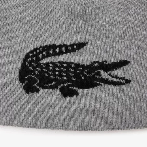 Bonnet Unisexe Reversible Avec Crocodile Contraste | Lacoste Fashion