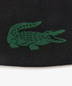 Bonnet Unisexe Reversible Avec Crocodile Contraste | Lacoste Online