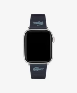 Bracelet Apple Watch Unisexe En Cuir Bleu | Lacoste Outlet