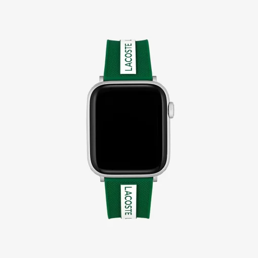 Bracelet Apple Watch Unisexe En Silicone Vert | Lacoste Hot