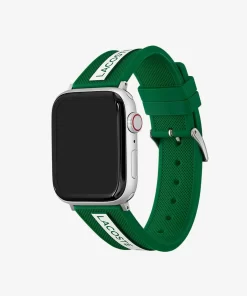 Bracelet Apple Watch Unisexe En Silicone Vert | Lacoste Hot