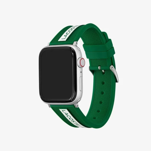 Bracelet Apple Watch Unisexe En Silicone Vert | Lacoste Hot