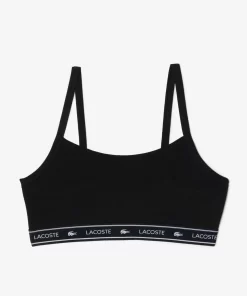 Brassiere Avec Bande Siglee En Coton Stretch | Lacoste Shop