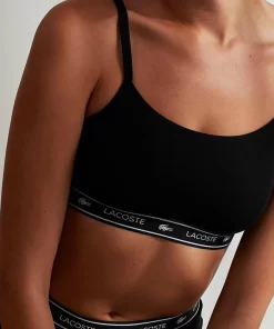 Brassiere Avec Bande Siglee En Coton Stretch | Lacoste Shop