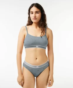 Brassiere Avec Imprime Crocodile En Coton Stretch | Lacoste Best