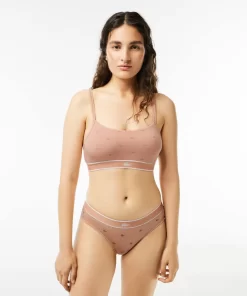 Brassiere Avec Imprime Crocodile En Coton Stretch | Lacoste New