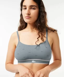 Brassiere Avec Imprime Crocodile En Coton Stretch | Lacoste Best