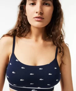 Brassiere Avec Imprime Crocodile En Coton Stretch | Lacoste Clearance