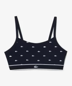 Brassiere Avec Imprime Crocodile En Coton Stretch | Lacoste Clearance