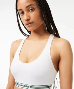 Brassiere Avec Logo Centre En Coton Stretch | Lacoste Store