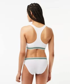 Brassiere Avec Logo Centre En Coton Stretch | Lacoste Store