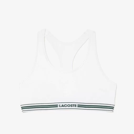 Brassiere Avec Logo Centre En Coton Stretch | Lacoste Store