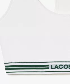 Brassiere Avec Logo Centre En Coton Stretch | Lacoste Store