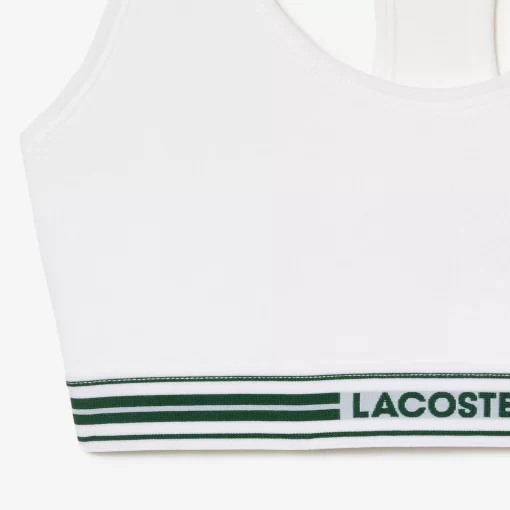 Brassiere Avec Logo Centre En Coton Stretch | Lacoste Store