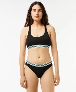 Brassiere Avec Logo En Coton Stretch | Lacoste Flash Sale