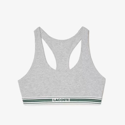 Brassiere Avec Logo En Coton Stretch | Lacoste Best