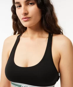 Brassiere Avec Logo En Coton Stretch | Lacoste Flash Sale