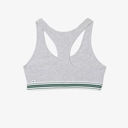 Brassiere Avec Logo En Coton Stretch | Lacoste Best