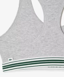 Brassiere Avec Logo En Coton Stretch | Lacoste Best