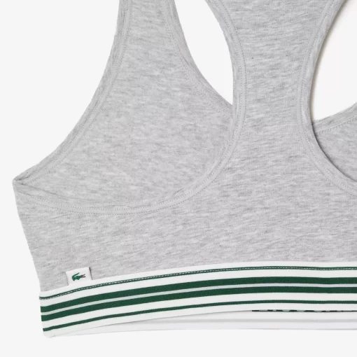 Brassiere Avec Logo En Coton Stretch | Lacoste Best