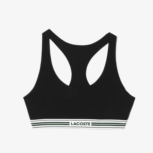 Brassiere Avec Logo En Coton Stretch | Lacoste Flash Sale