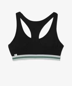 Brassiere Avec Logo En Coton Stretch | Lacoste Flash Sale