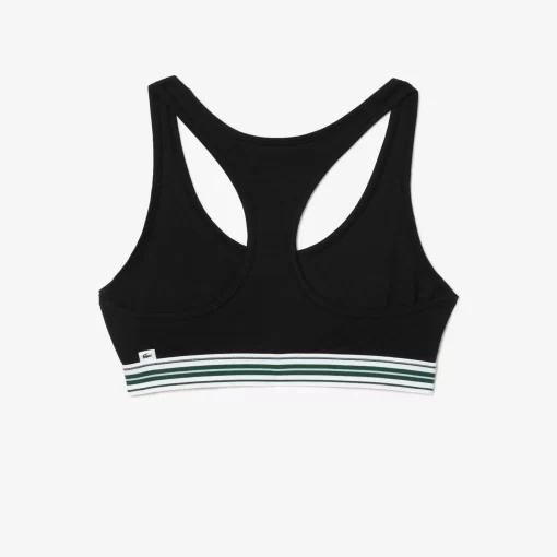 Brassiere Avec Logo En Coton Stretch | Lacoste Flash Sale