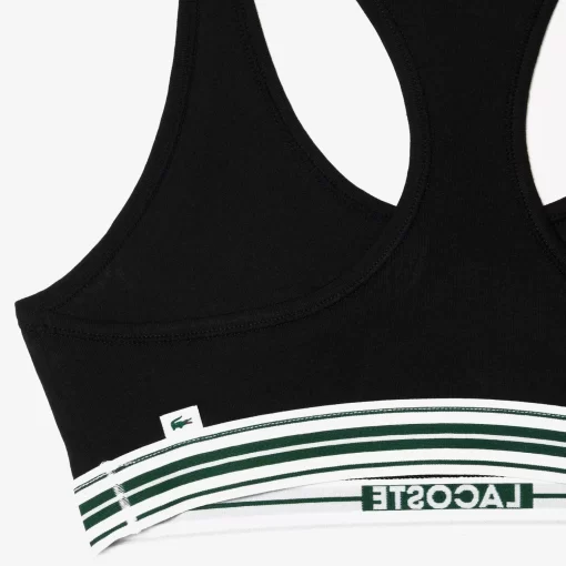 Brassiere Avec Logo En Coton Stretch | Lacoste Flash Sale