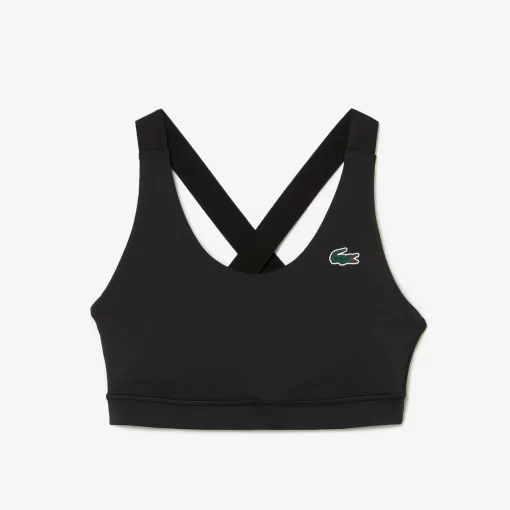 Brassiere Sport Avec Dos Croise Contraste | Lacoste Fashion