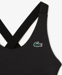 Brassiere Sport Avec Dos Croise Contraste | Lacoste Fashion